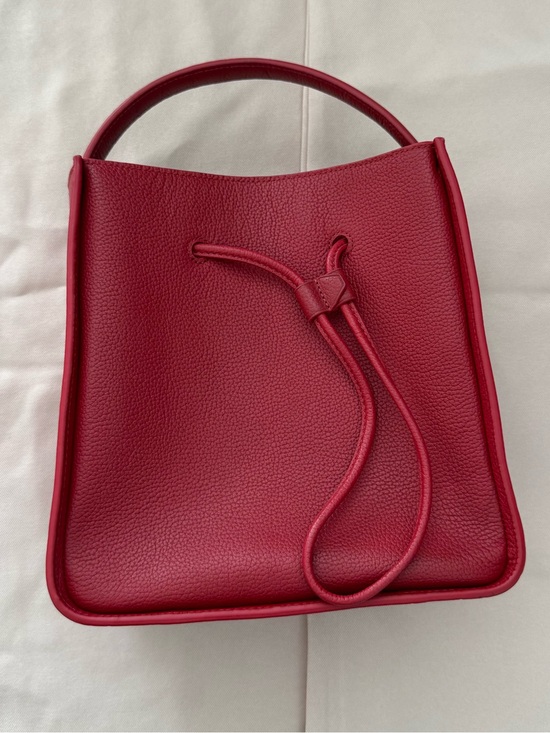 3.1 Phillip Lim Handbags - 3.1 Phillip Lim Red Pebbled Drawstring Shoulder Bag